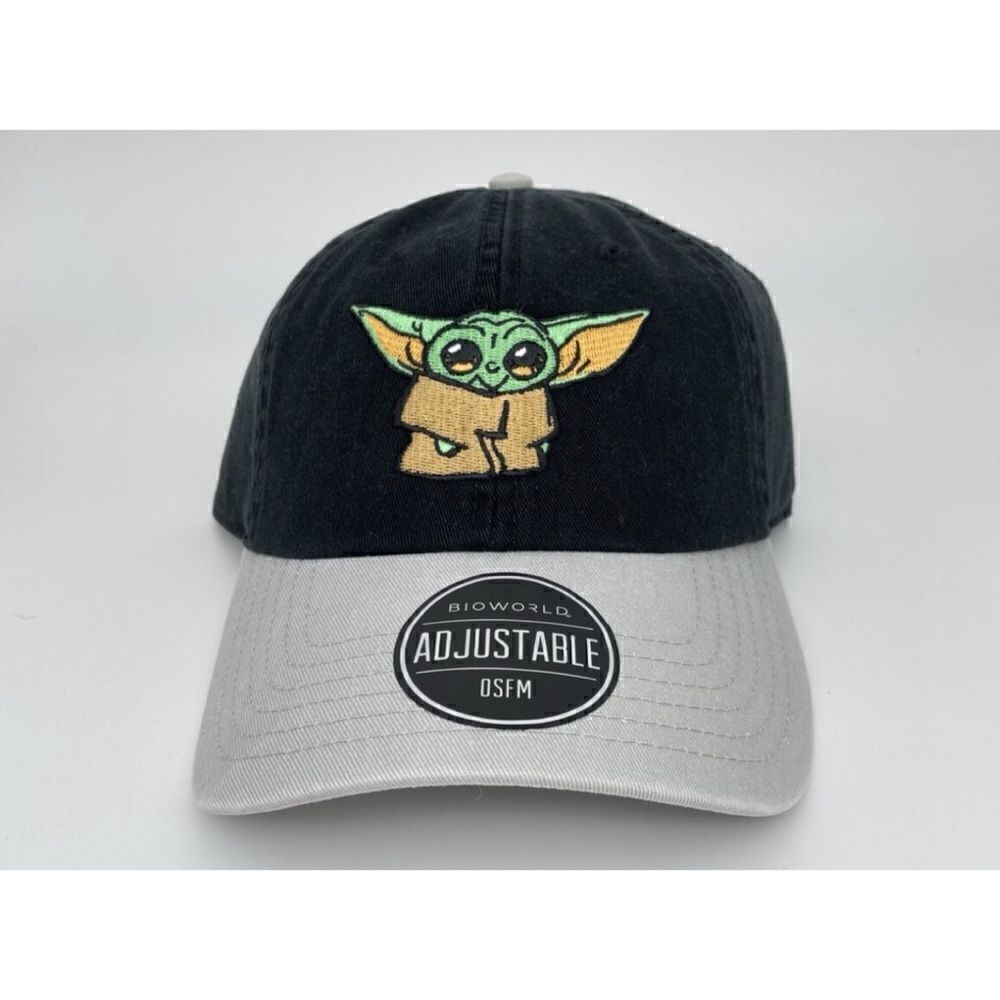 Disney Star Wars Mandalorian Baby Yoda Grogu Hat Baseball Cap Adjustable / adult